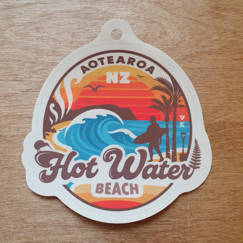 Hot Water Beach Retro