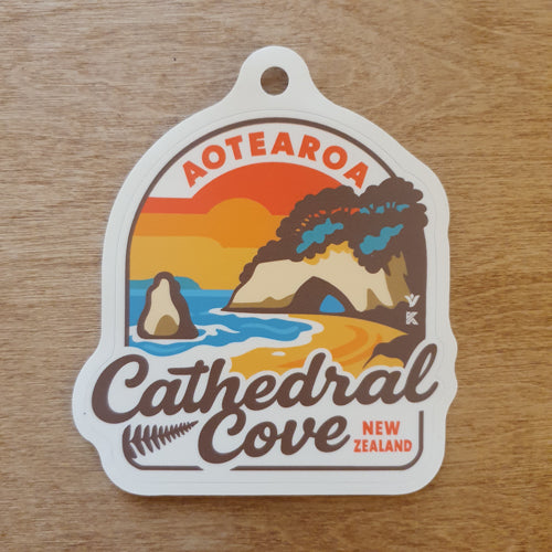 Cathedral Cove Retro