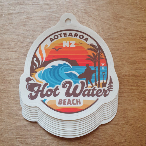 Hot Water Beach Retro