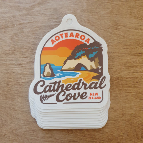 Cathedral Cove Retro
