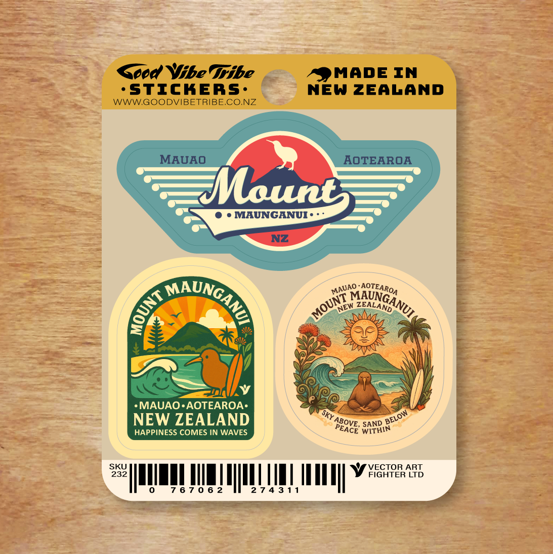 232 Mount Kiwi Trio