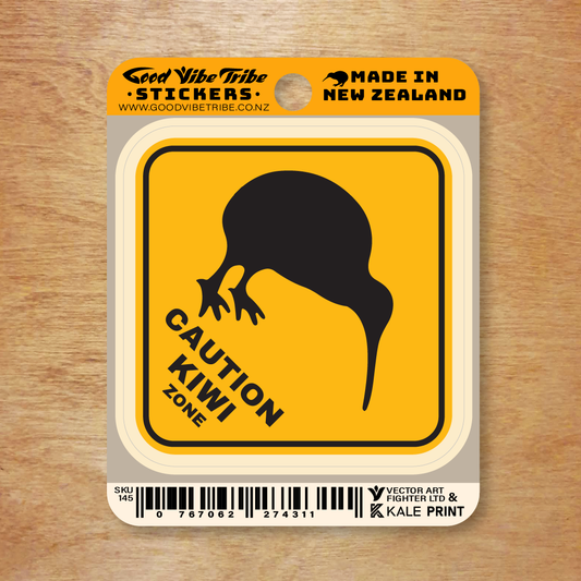 Caution Kiwi Zone